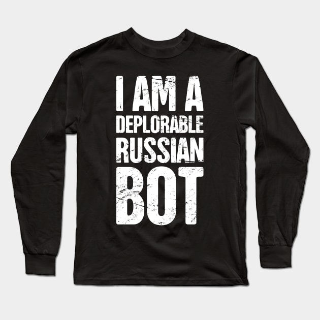 Funny Russian Bot / Internet Troll Long Sleeve T-Shirt by MeatMan